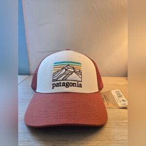 Patagonia Trucker Hat with Mountain Design